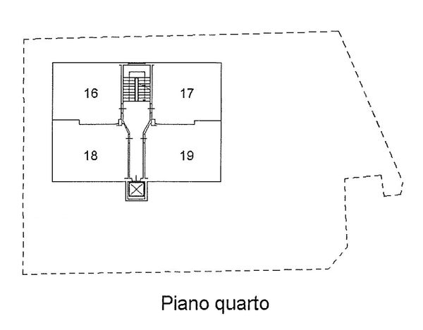 Immagine n3 - Planimetria - Piano quarto - Asta 1511