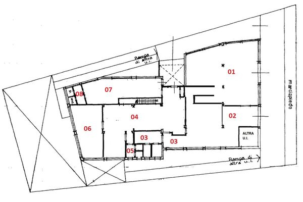Immagine n7 - Planimetry - Ground floor - Asta 2264