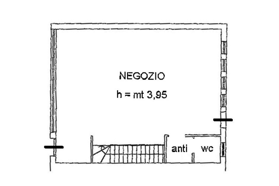 #5157 Negozio piano terra e deposito interrato (sub 2) in vendita - foto 4