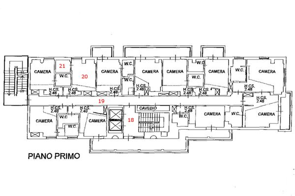 Immagine n0 - Planimetria - Piano primo - Asta 5734